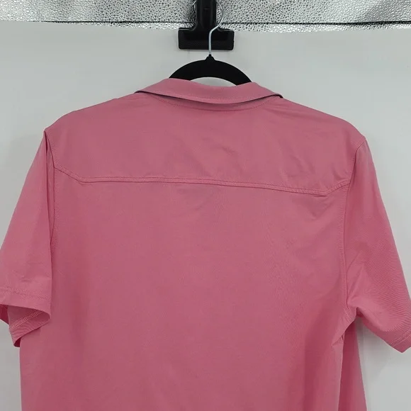 Rhone Men's Pink Polo Shirt Size M - Picture 5 of 8